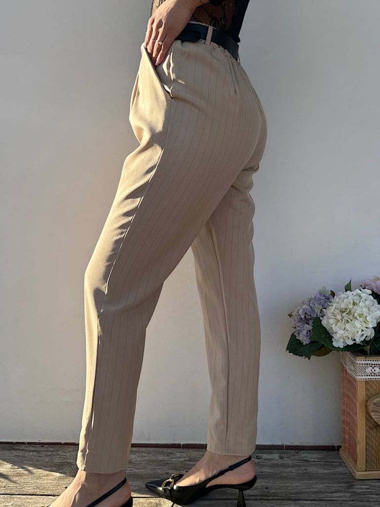 Pantalone gessato