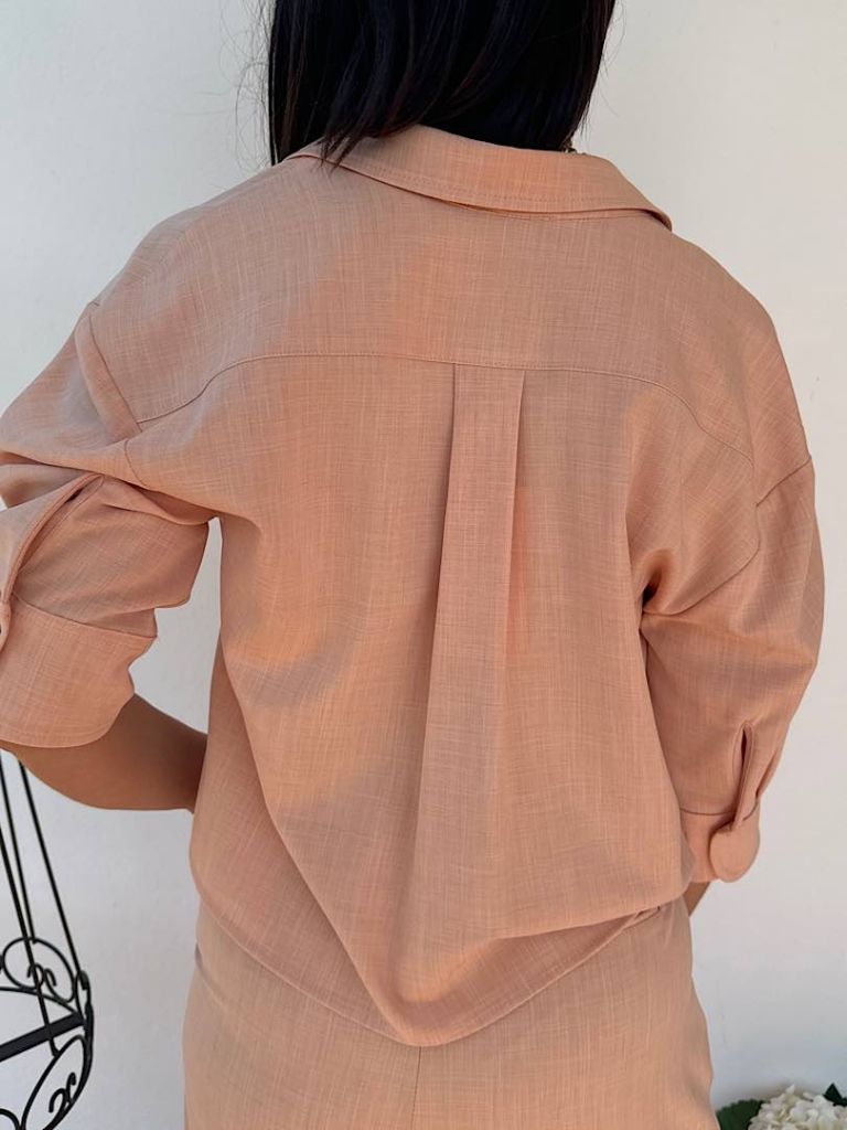 Camicia peach