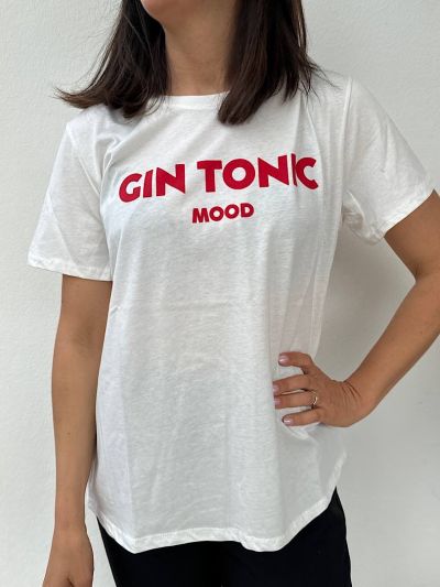 T-shirt GIN TONIC red La Mercerie