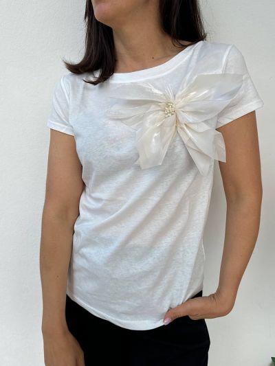 T-shirt flower La Mercerie