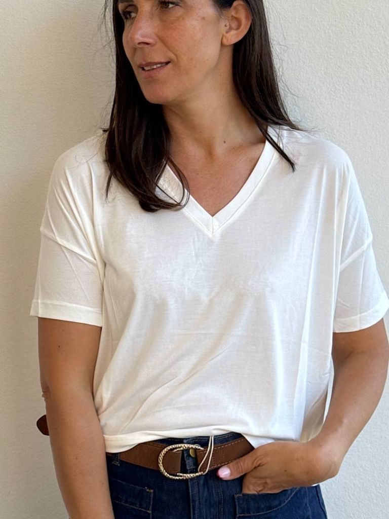 T-shirt V basic