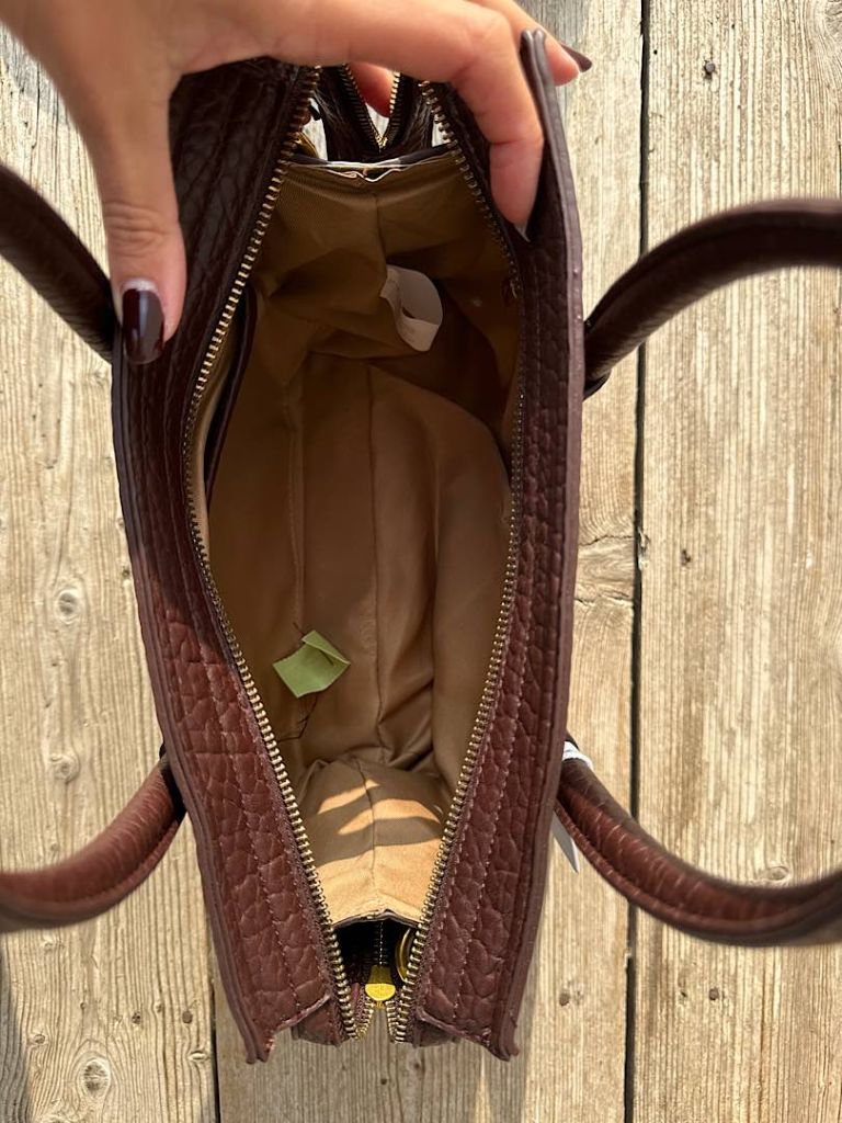 Borsa in ecopelle brown
