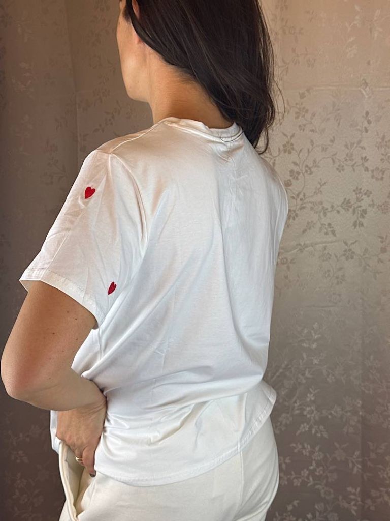 T-shirt cuori