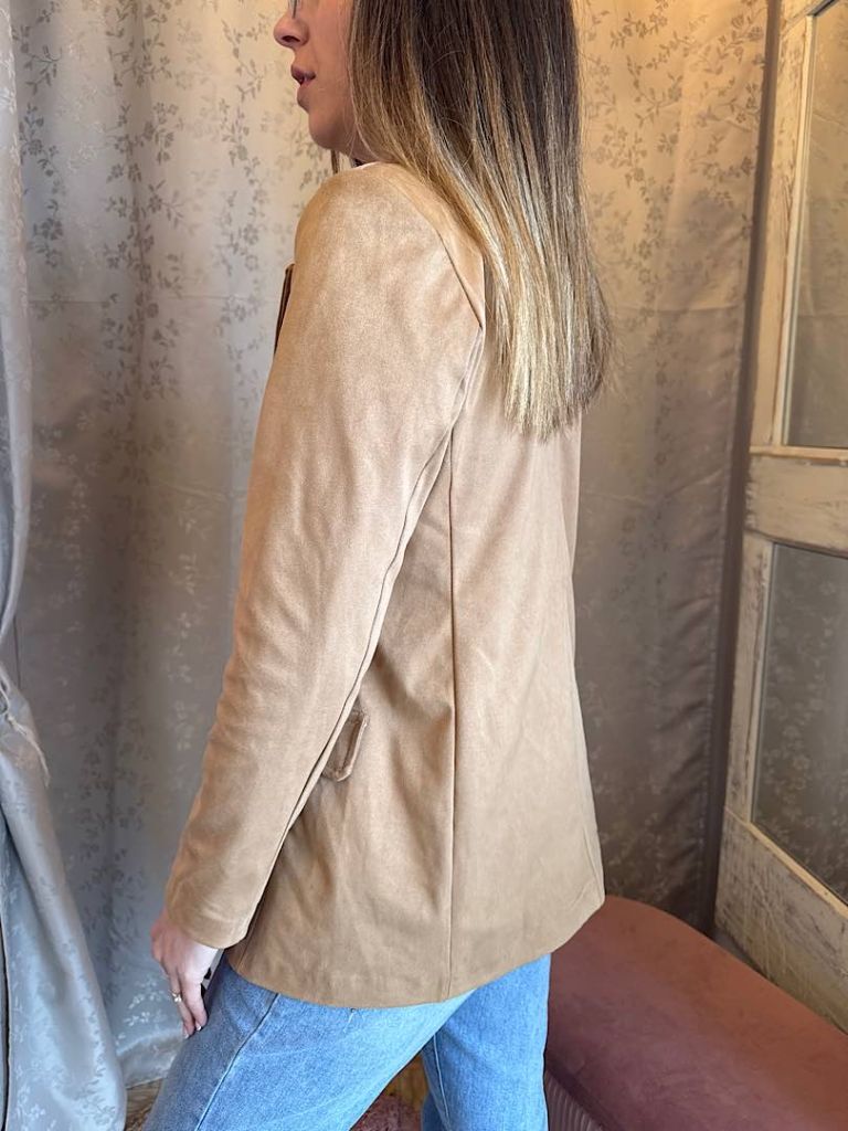 Blazer ecocamoscio