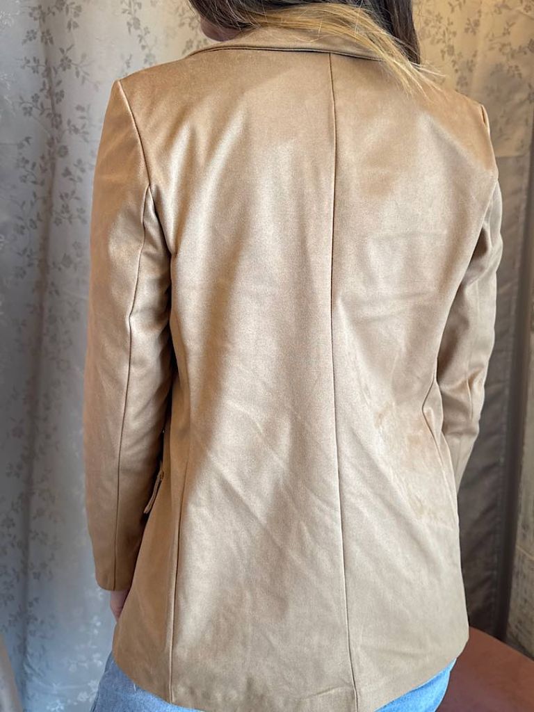 Blazer ecocamoscio