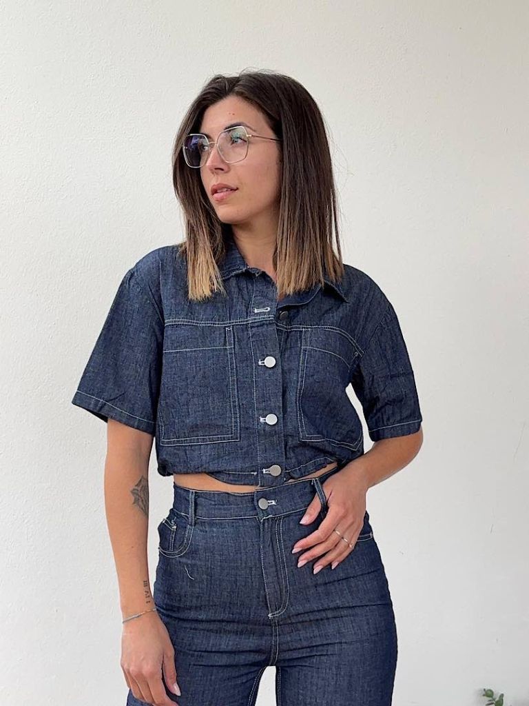 Completo in Chambray