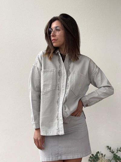 Giacca in jeans oversize ArtLove