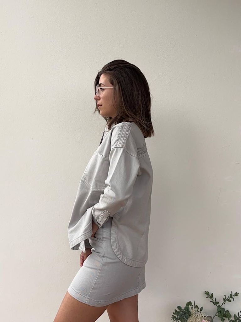 Giacca in jeans oversize