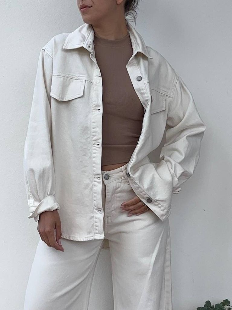Giacca oversize in denim