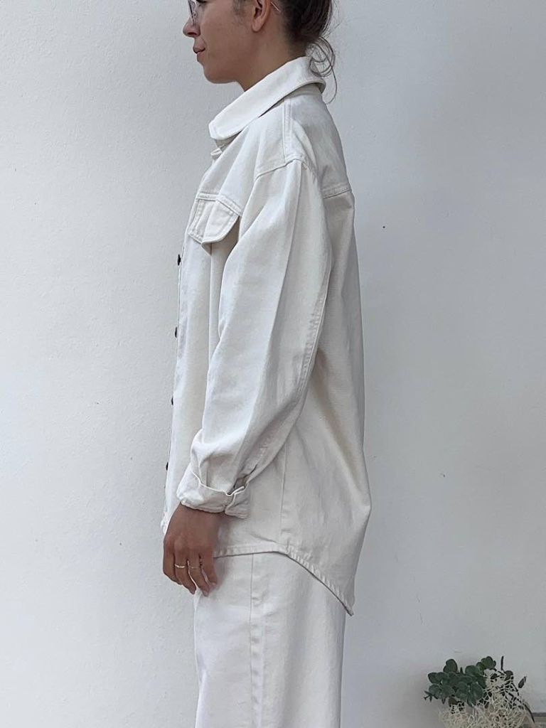 Giacca oversize in denim