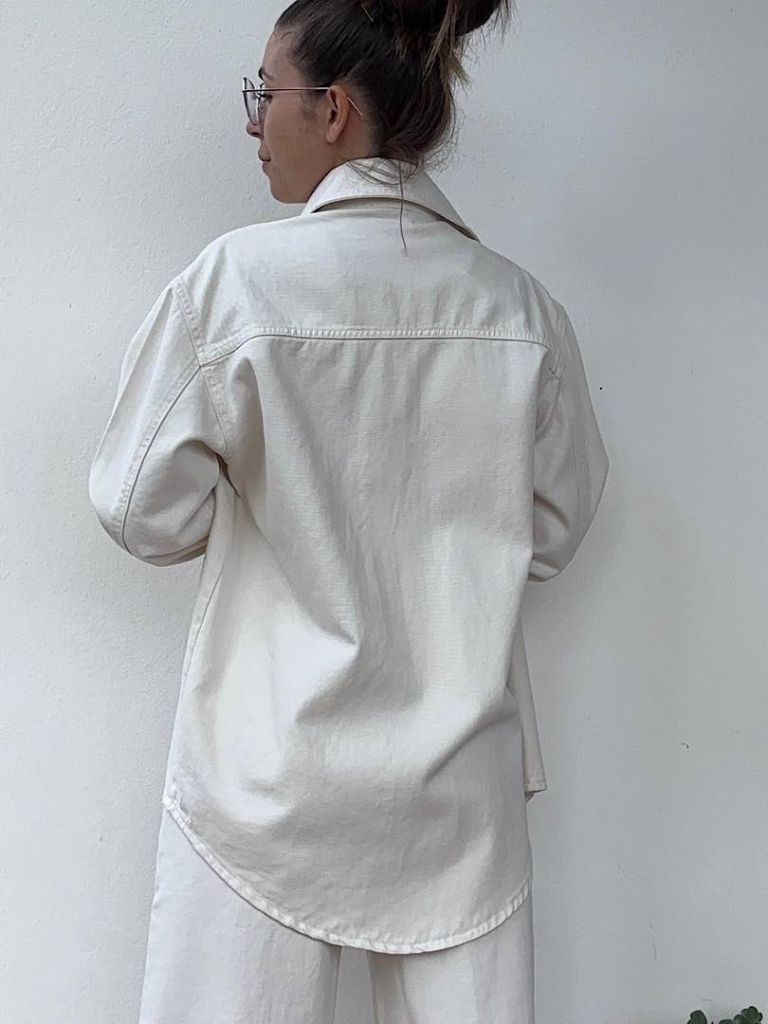 Giacca oversize in denim