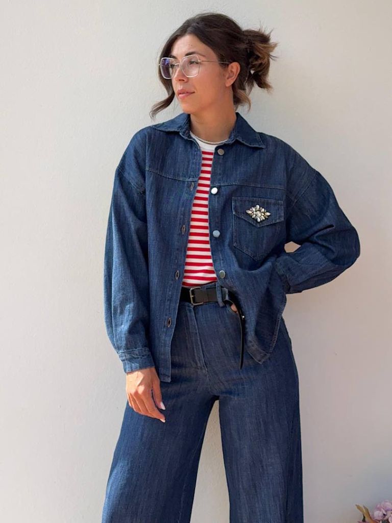 Camicia oversize Denim