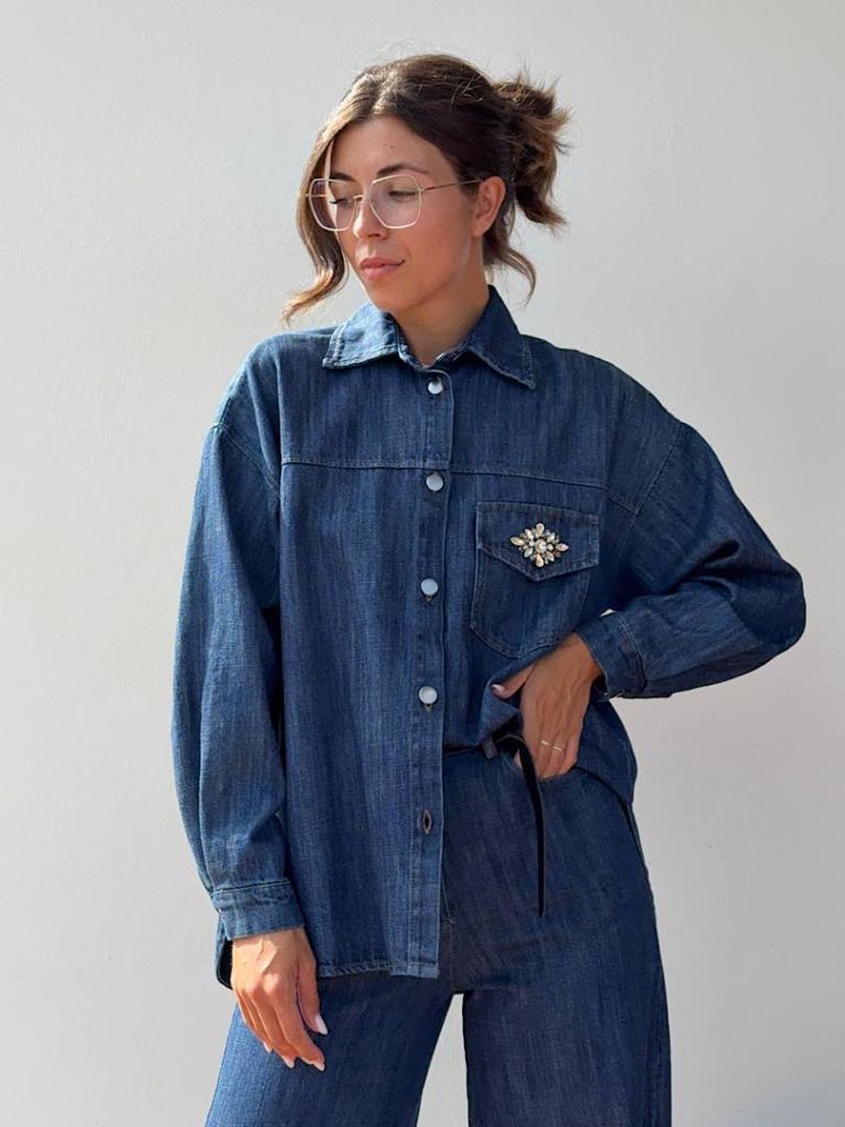 Camicia oversize Denim