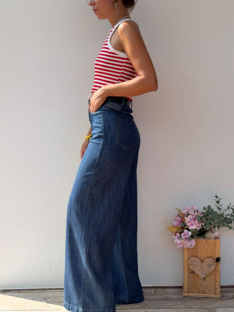 Jeans palazzo bighet
