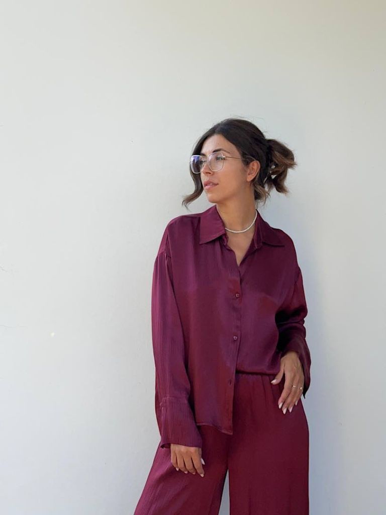 Camicia Satin Bighet