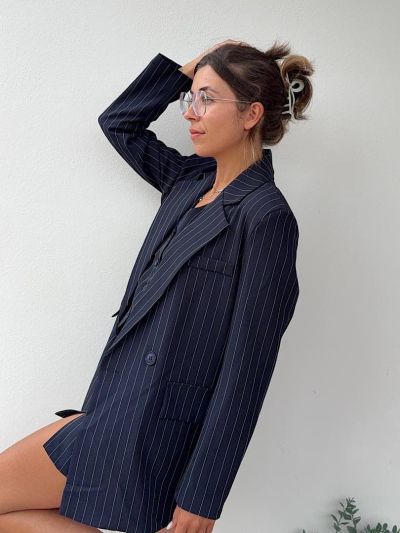 Blazer gessato