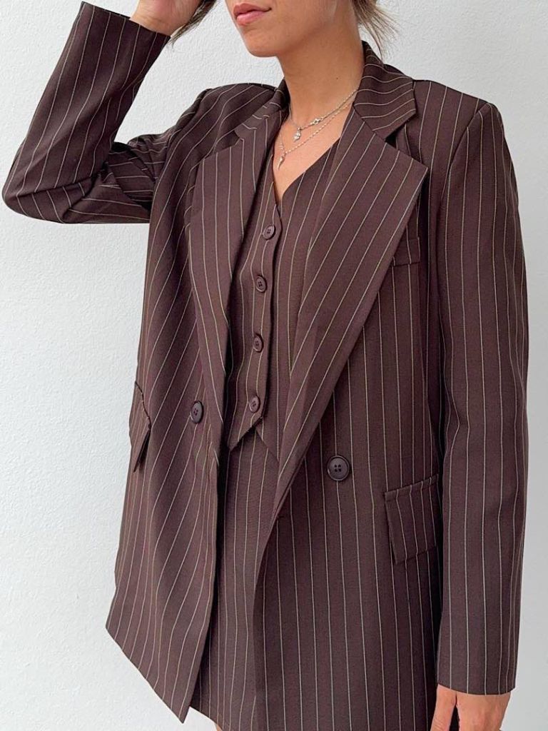 Blazer gessato
