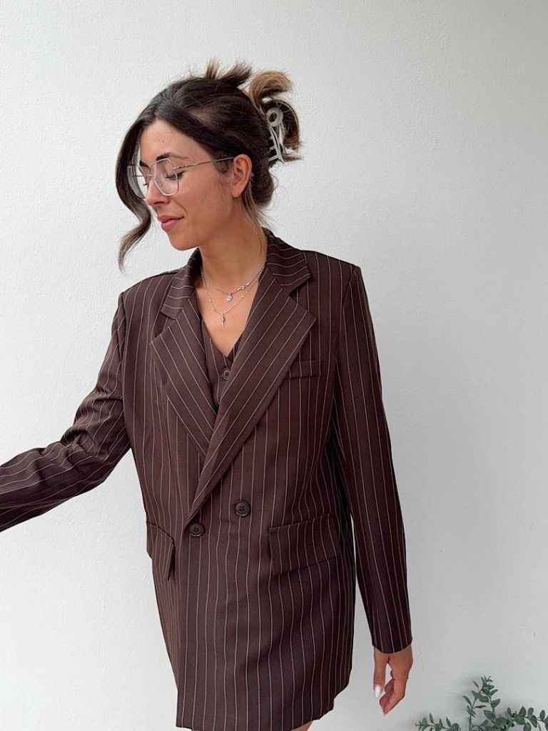 Blazer gessato