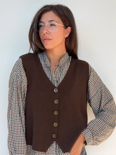 Gilet Brown