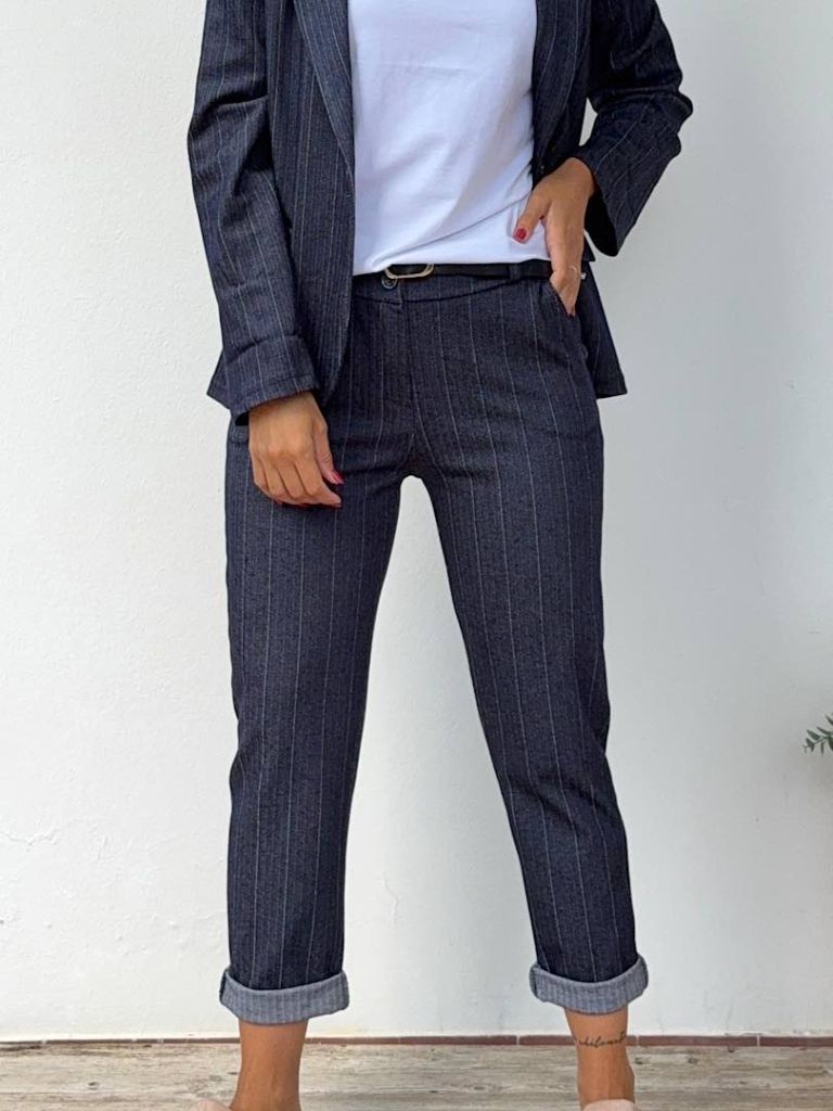 Pantalone gessato