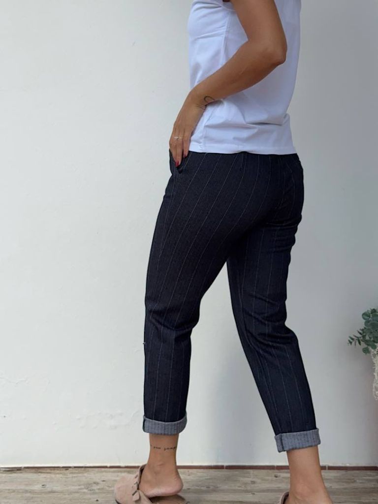 Pantalone gessato