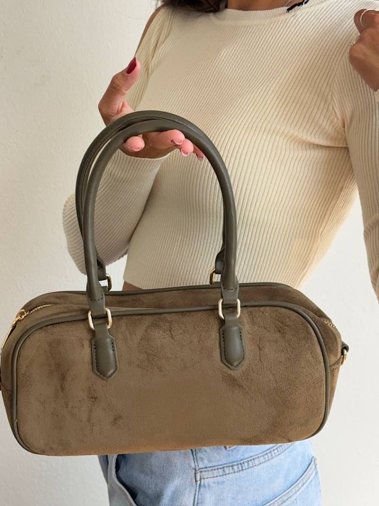 Borsa Miu camoscio