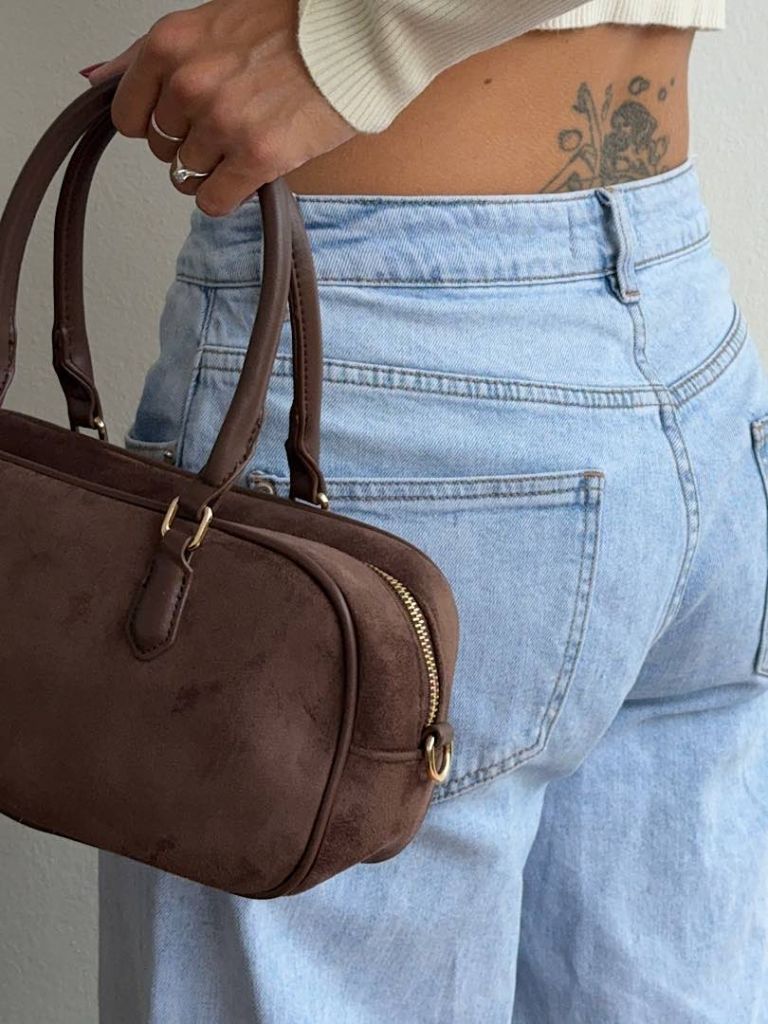 Borsa Miu camoscio