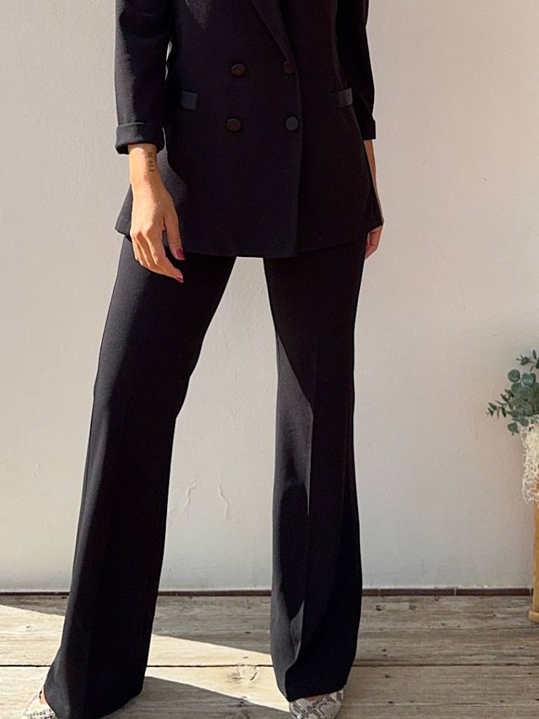 Pantalone Flare nero