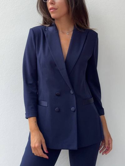 Giacca Flare Blu