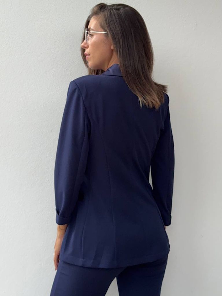 Giacca Flare Blu