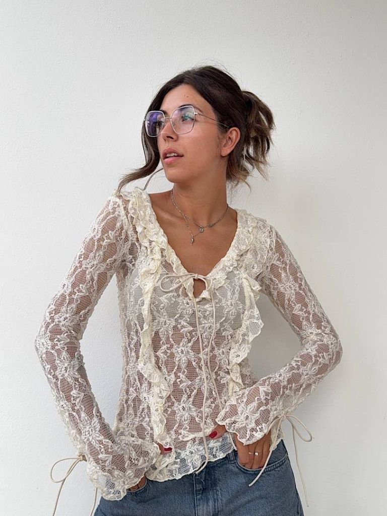 Maglia in pizzo