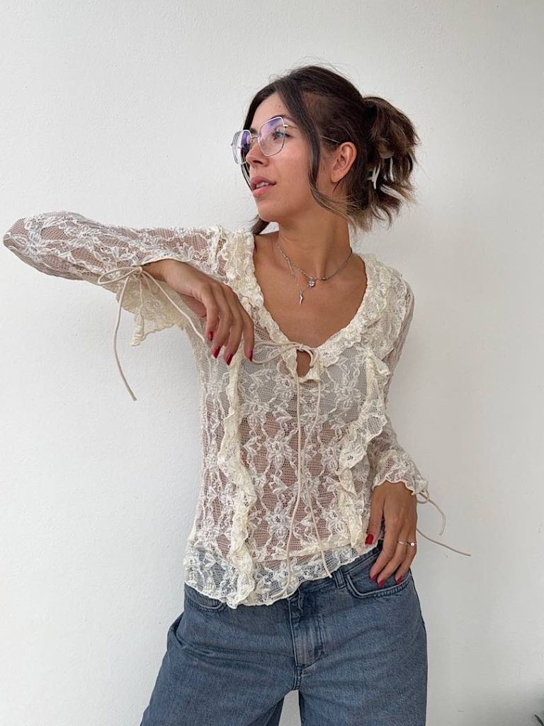 Maglia in pizzo