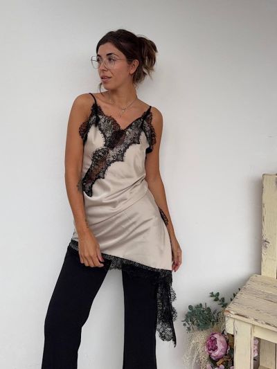 abito satin zara