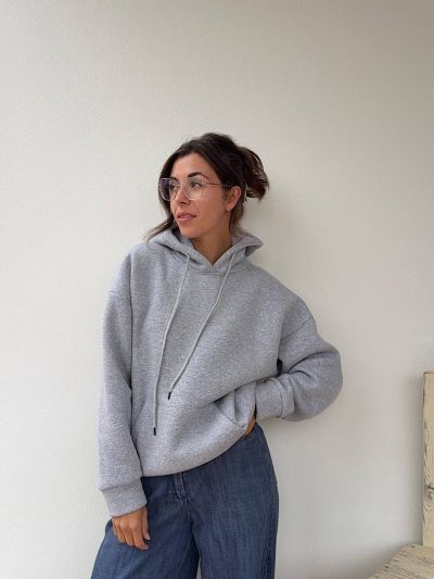 felpa donna basic