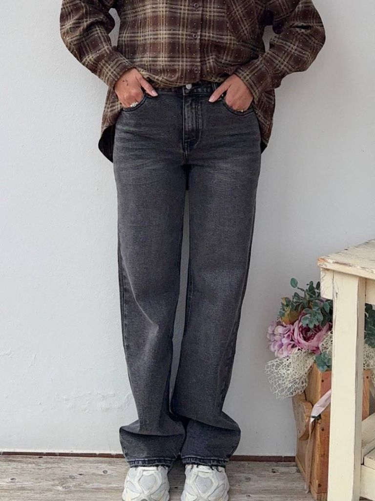 Wide Leg Grigio
