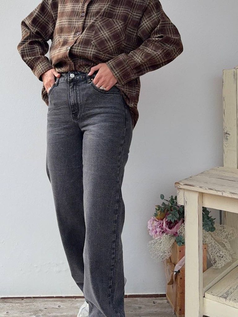 Wide Leg Grigio