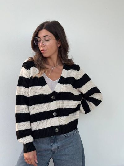 Cardigan Ellie righe