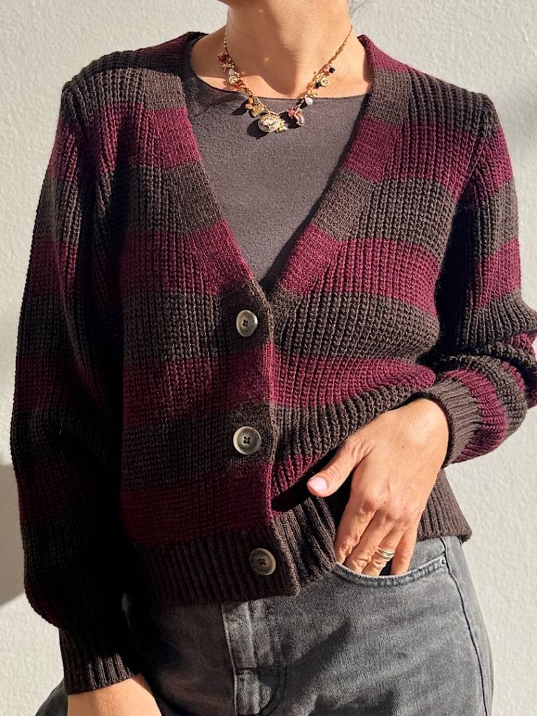 Cardigan Ellie righe