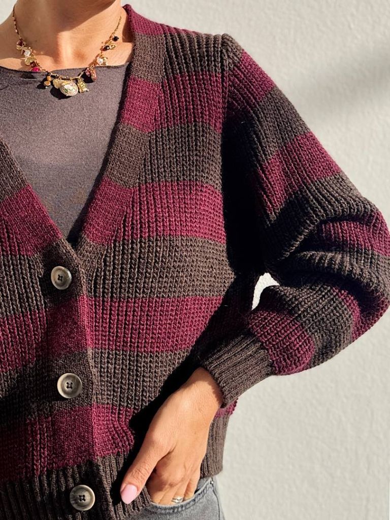 Cardigan Ellie righe