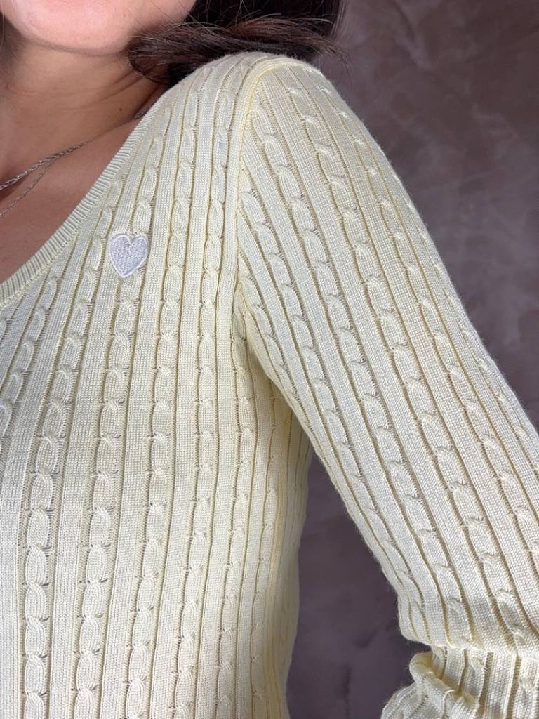 Maglioncino Love Giallo