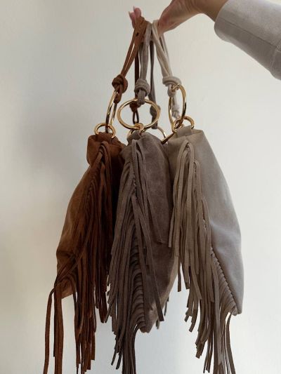 Borsa Donna Sem in Ecopelle con Frange