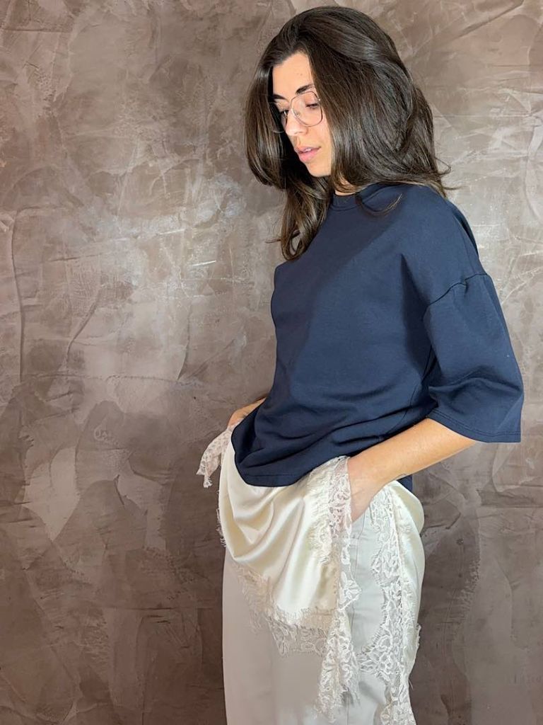 T-shirt Clotilde Blu