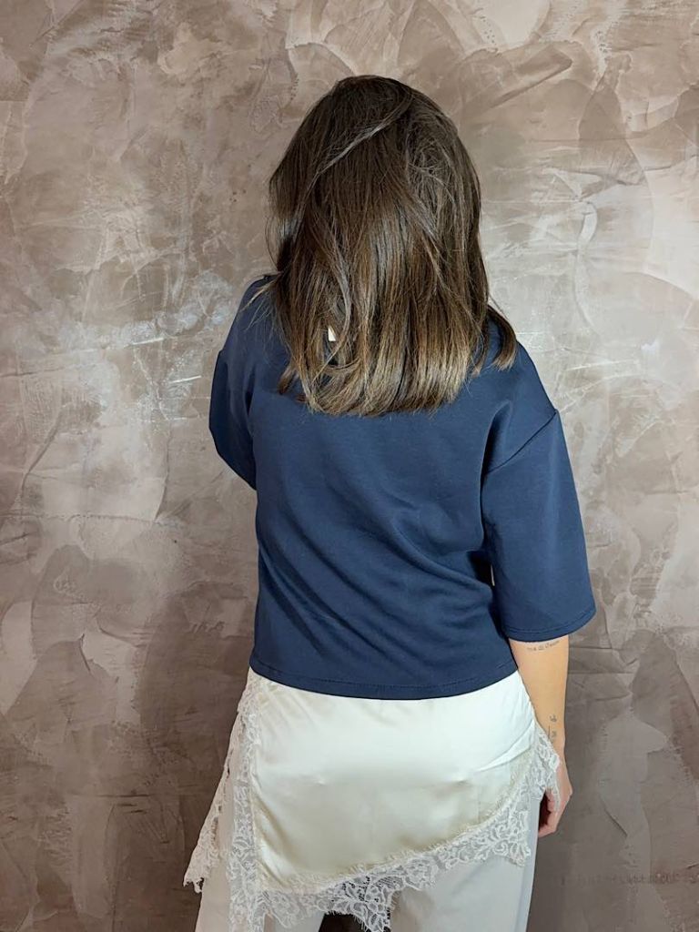 T-shirt Clotilde Blu