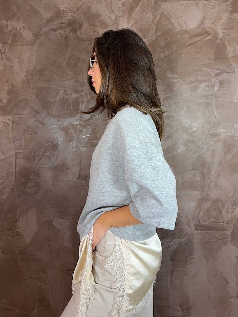 T-shirt Clotilde Grigia