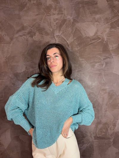 Maglia lourex Susy Mix donna turchese