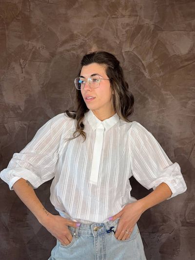 camicia Jasmeen Artlove donna bianca elegante leggera casual chic