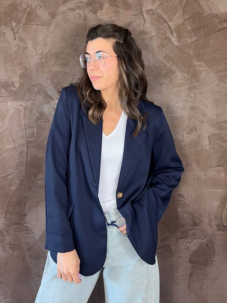Blazer Oversize blu