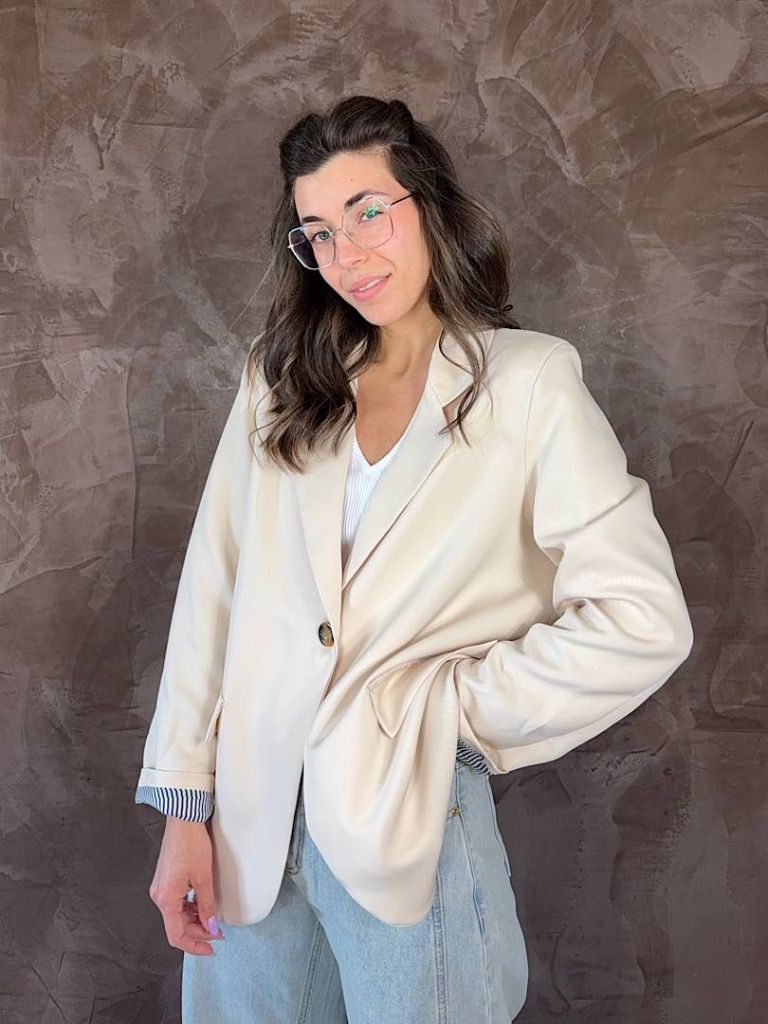 Blazer Oversize Beige