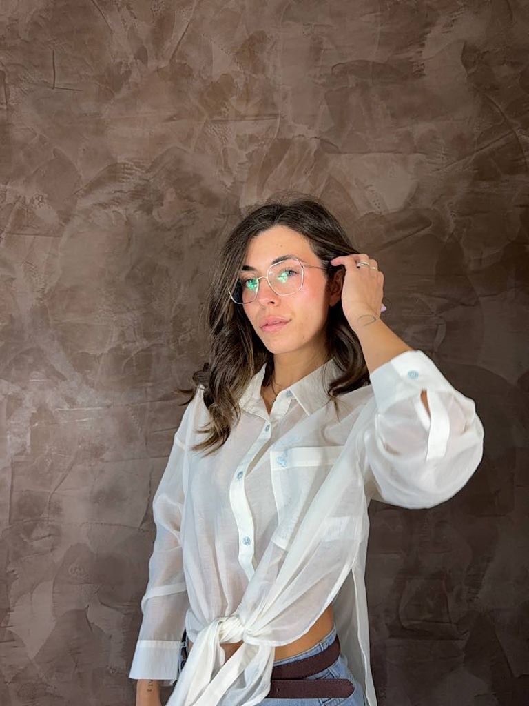 Camicia oversize bianca