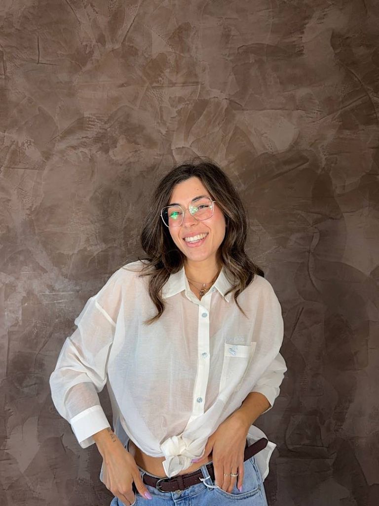 Camicia oversize bianca